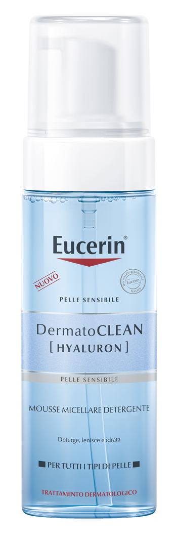 Eucerin DermatoClean Hyaluron mousse micellare detergente per tutti i tipi di pelle 200ml — confronto prezzi