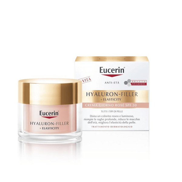 Eucerin Hyaluron Filler +Elasticity Rose Crema Giorno SPF30 Antietà 50 ml