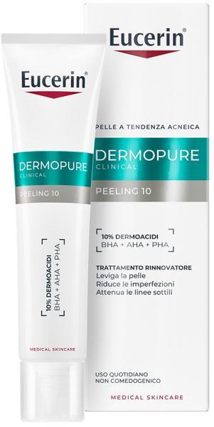 Eucerin Dermopure Peeling 10 Trattamento Rinnovatore Notturno Per Imperfezioni 40 ml