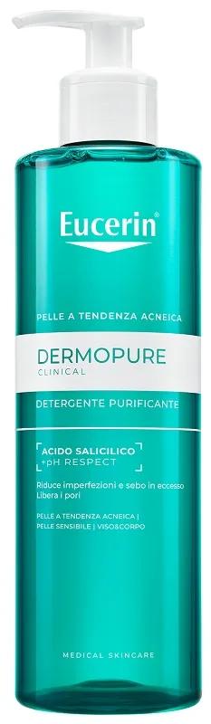 Eucerin Dermopure Clinical 400 ml Detergente Purificante per la Pelle Grassa e a Tendenza acneica