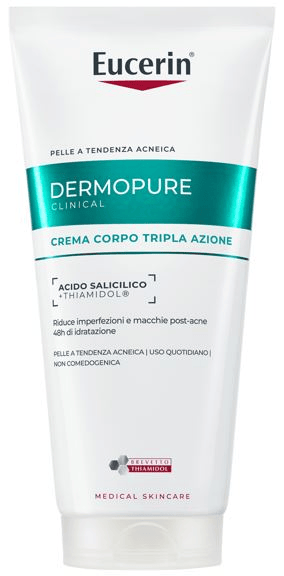 Eucerin Dermopure Crema Corpo Tripla Azione 200 ml con Acido Salicilico Per Macchie — confronto prezzi