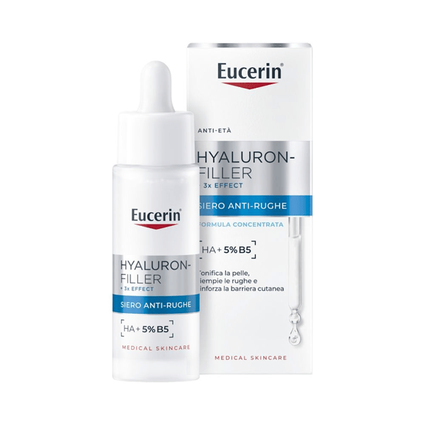 Eucerin Hyaluron 3X Effect Filler Siero Antirughe Concentrato Acido Ialuronico 30ml