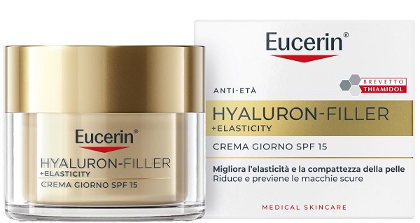 Eucerin Hyaluron-filler + Elasticity Crema Giorno Spf 15 Azione Anti-età E Antimacchie 50ml