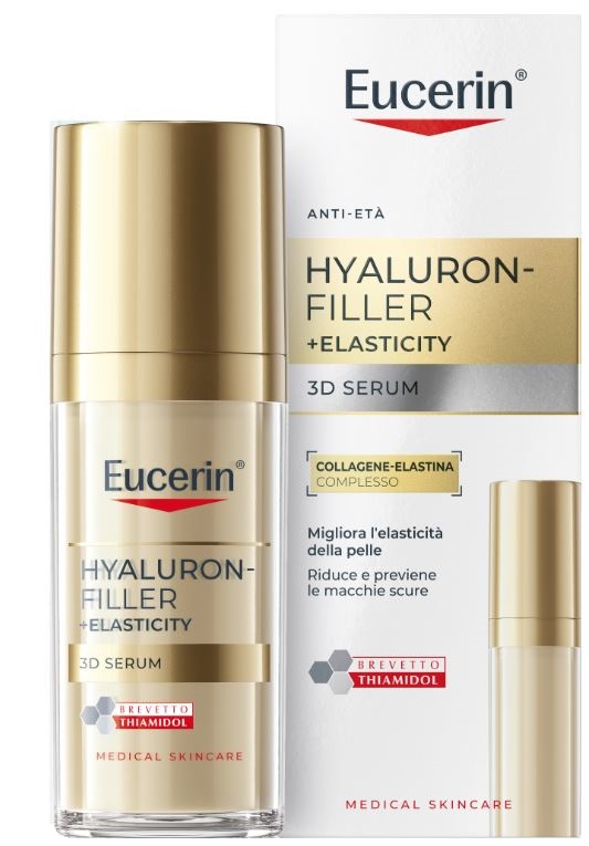 Eucerin Hyaluron-filler + Elasticity 3d Siero Viso Azione Anti-età Antimacchie 30ml — confronto prezzi