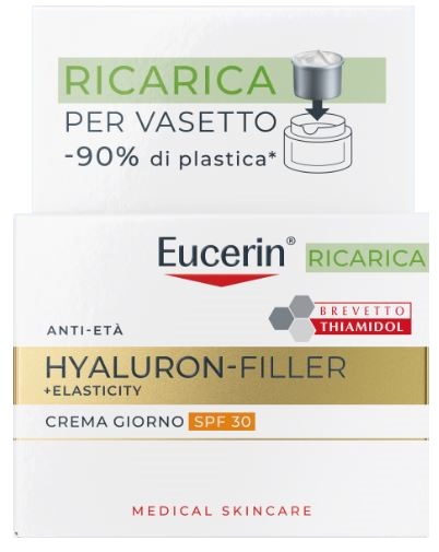Eucerin Hyaluron-filler + Elasticity Crema Giorno Spf 30 Azione Anti-età E Antimacchie Ricarica Per Vasetto 50ml — confronto prezzi