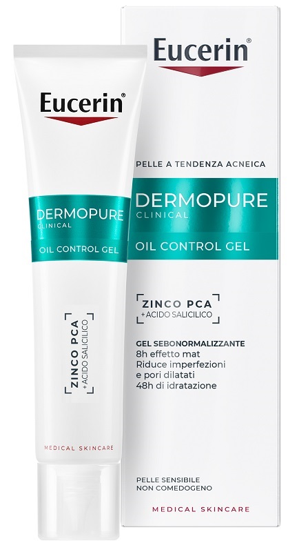 Eucerin Dermopure Clinical Oil Control Gel Idratante Sebonormalizzante Anti-imperfezioni 40ml