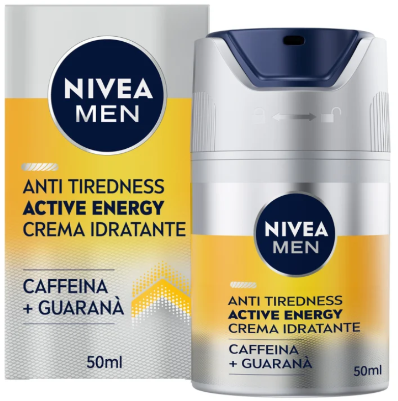 Nivea Men Skin Energy Crema Idratante Viso 50 ml, viso uomo con Caffeina rivitalizzante ml — confronto prezzi