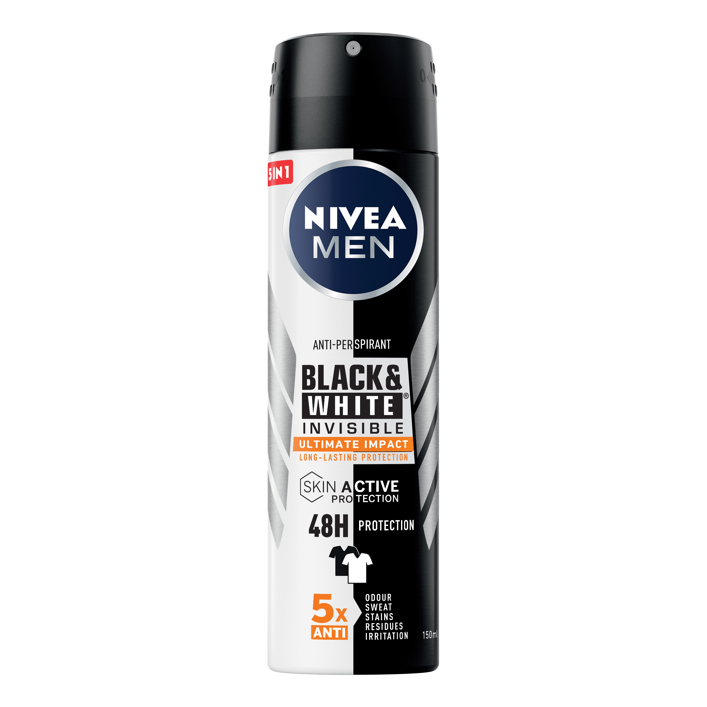 Nivea Deo Men Black&White Invisible Ultimate Protection Spray 125 ml