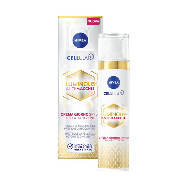 Nivea Cellular Luminous630 Anti-Macchie Crema Viso Giorno SPF50 Tripla Protezione 40 ml