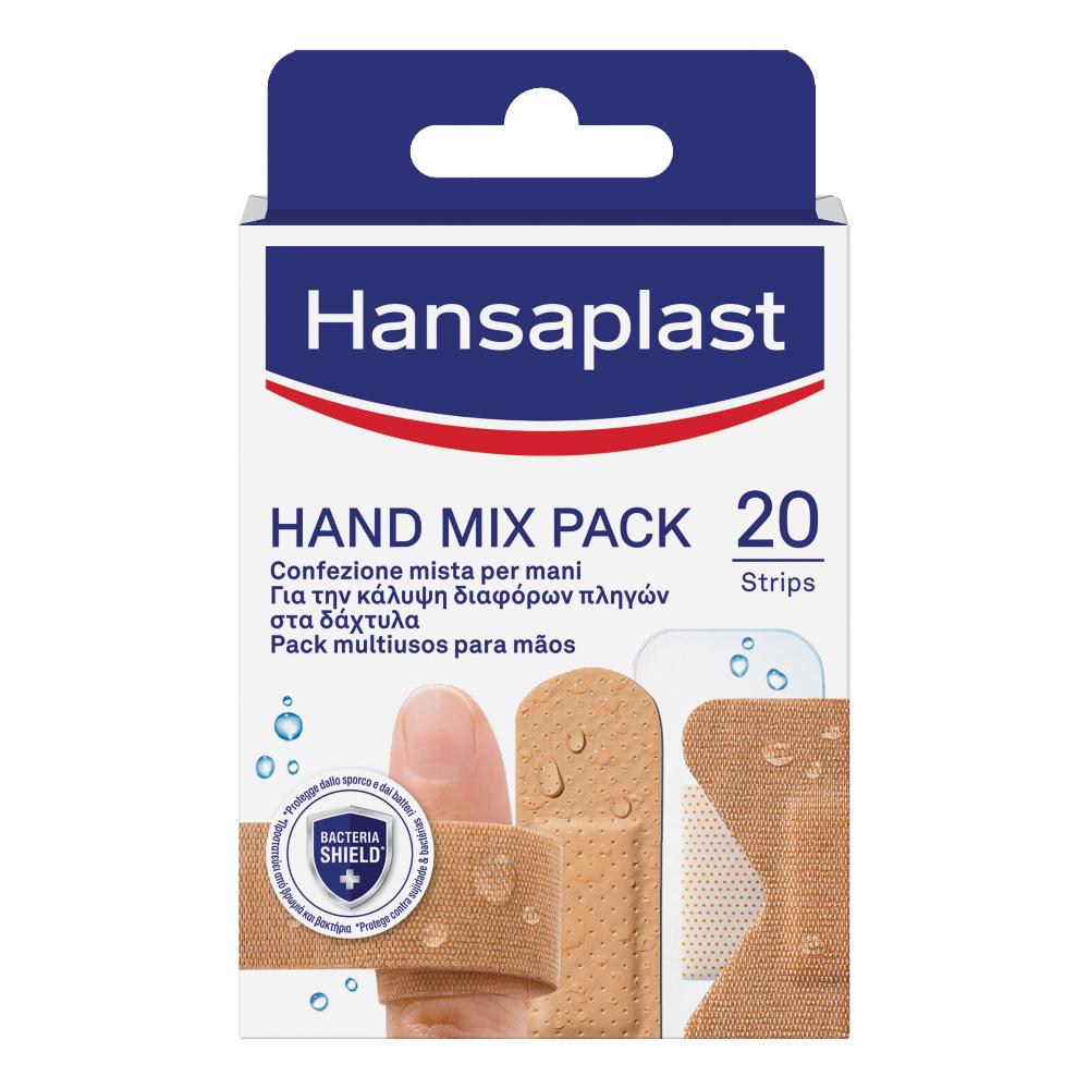 Hansaplast Cerotti Hand Mix Pack, flessibili per mani e dita, 20 pezzi in 5 formati 1 pz Cerotto — confronto prezzi