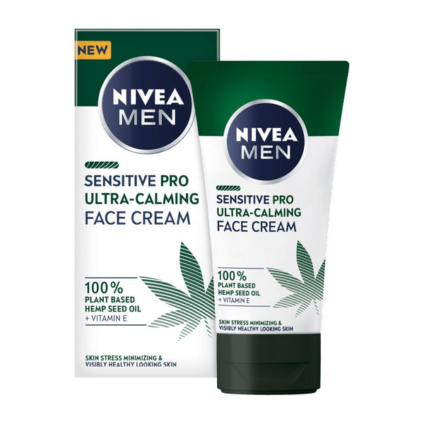 Nivea Men Sensitive Pro Ultra-Calming Crema Idratante 75 ml, viso uomo per pelli sensibili ml