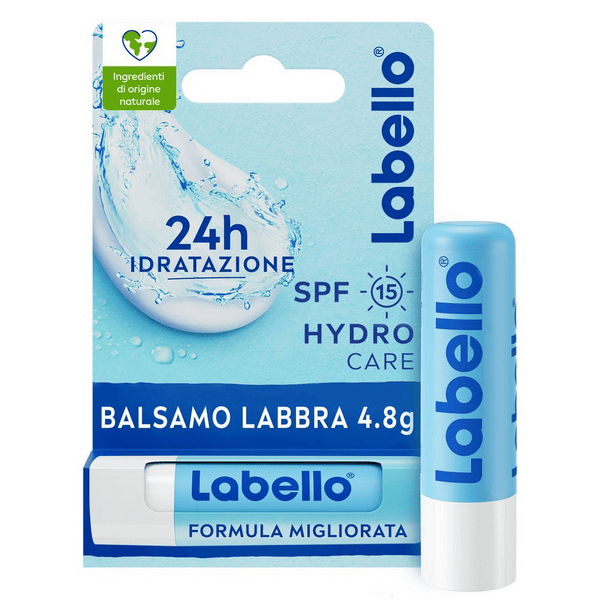 Labello Hydro Care SPF15 Burrocacao labbra Idratante e Protettivo con Aloe Vera e SPF 15 4.8 g