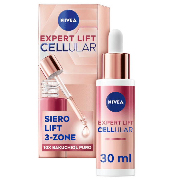 Nivea Cellular Expert Lift Siero Lift 3-Zone Siero Viso Antirughe Per un Effetto Lifting 30 ml