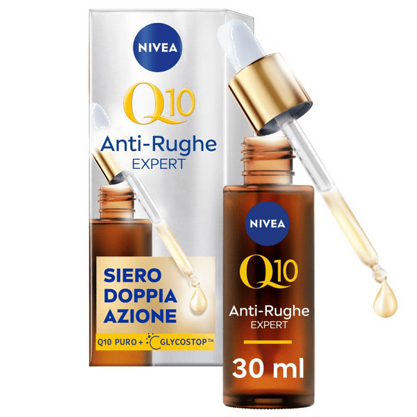 Nivea Q10 Anti-Rughe Expert Siero Uomo Doppia Azione Rimpolpante 30 ml