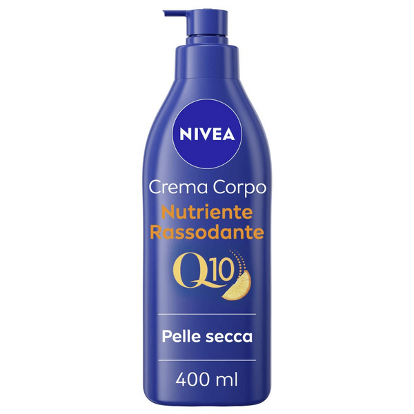 Nivea Q10 Crema Corpo Nutriente Rassodante Crema Corpo Rassodante e Idratante Pelle Secca 400 ml