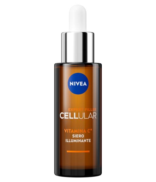 Nivea Cellular Expert Filler Siero Viso Vitamina C Illuminante 30 ml Antirughe e Antiossidante