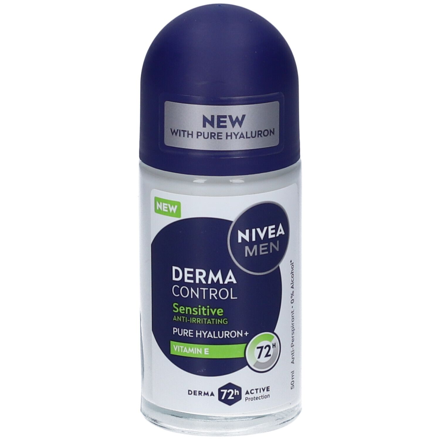 Nivea Men Derma Control Sensitive Deodorante Roll-on per Pelle Sensibile 50 ml Roll-On