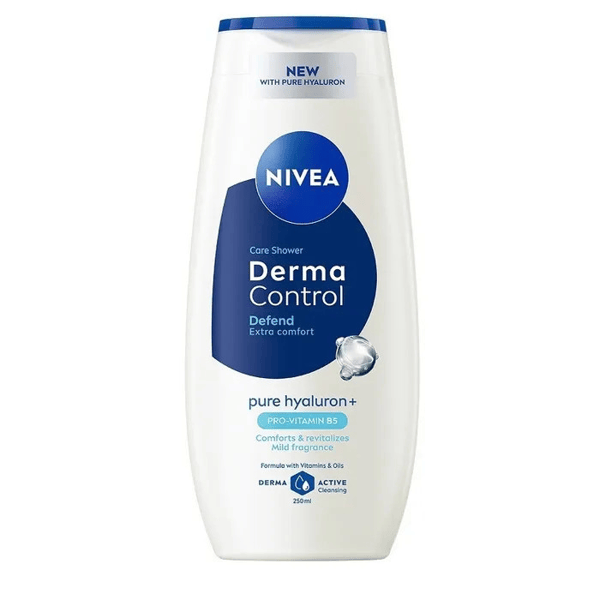 Nivea Derma Control Restore 250ml Docciaschiuma per per Pelle Sensibile Ph Neutro