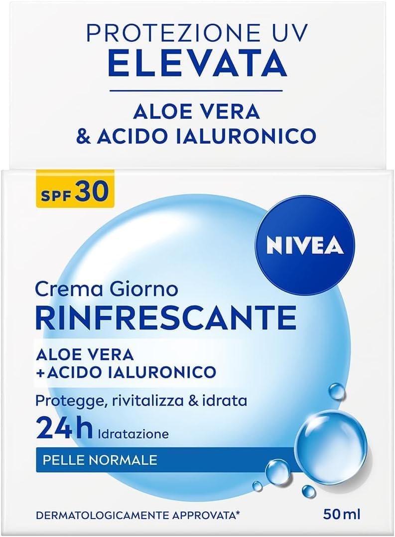 Nivea Spf 30 Crema Giorno Rinfrescante E Idratante Per Pelle Normale 50ml