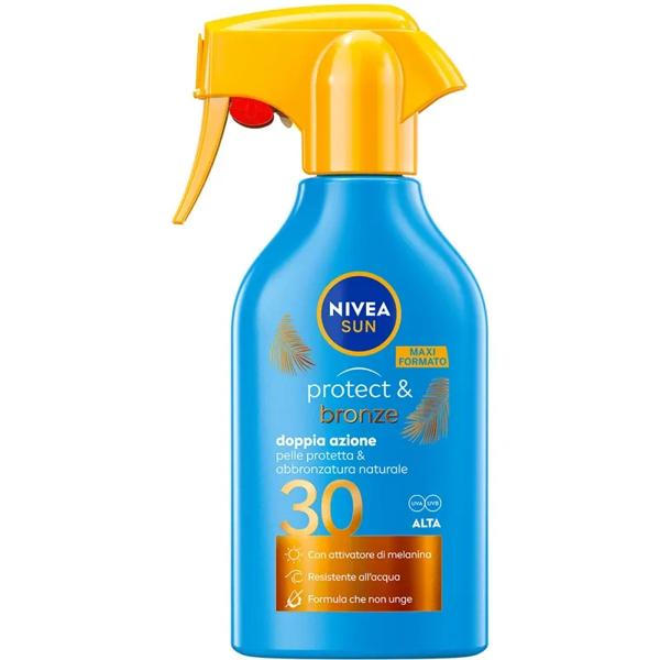 Nivea Sun Protect & Bronze SPF30 Protezione Solare Doppia Azione 250 ml