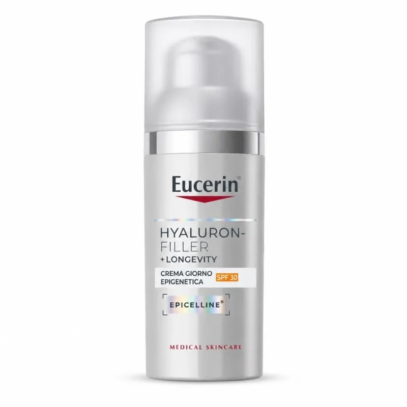 Eucerin Hyaluron-filler + Longevity Spf 30 Crema Giorno Epigenetica Azione Anti-età 50ml
