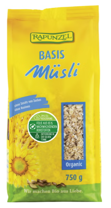 RAPUNZEL ORIGINAL MUESLI 750G
