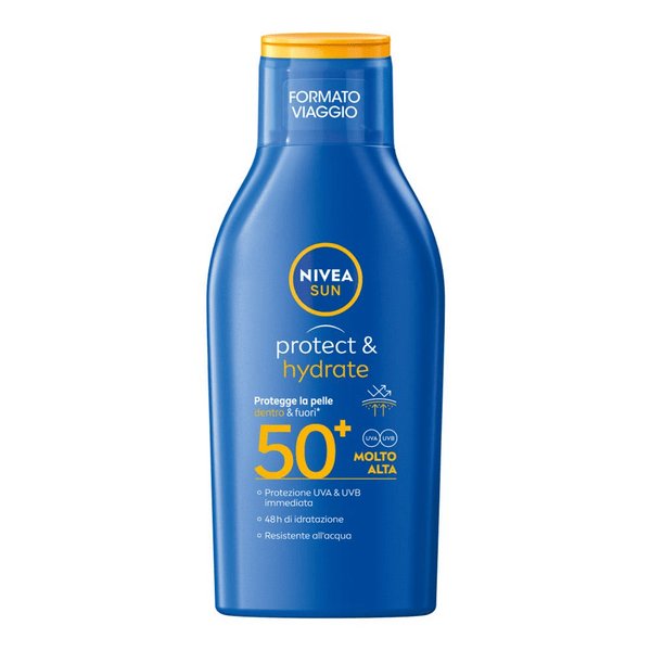Nivea Sun Latte Solare Protect & Hydrate Crema Idratante SPF50+ Formato Viaggio 100 ml — confronto prezzi
