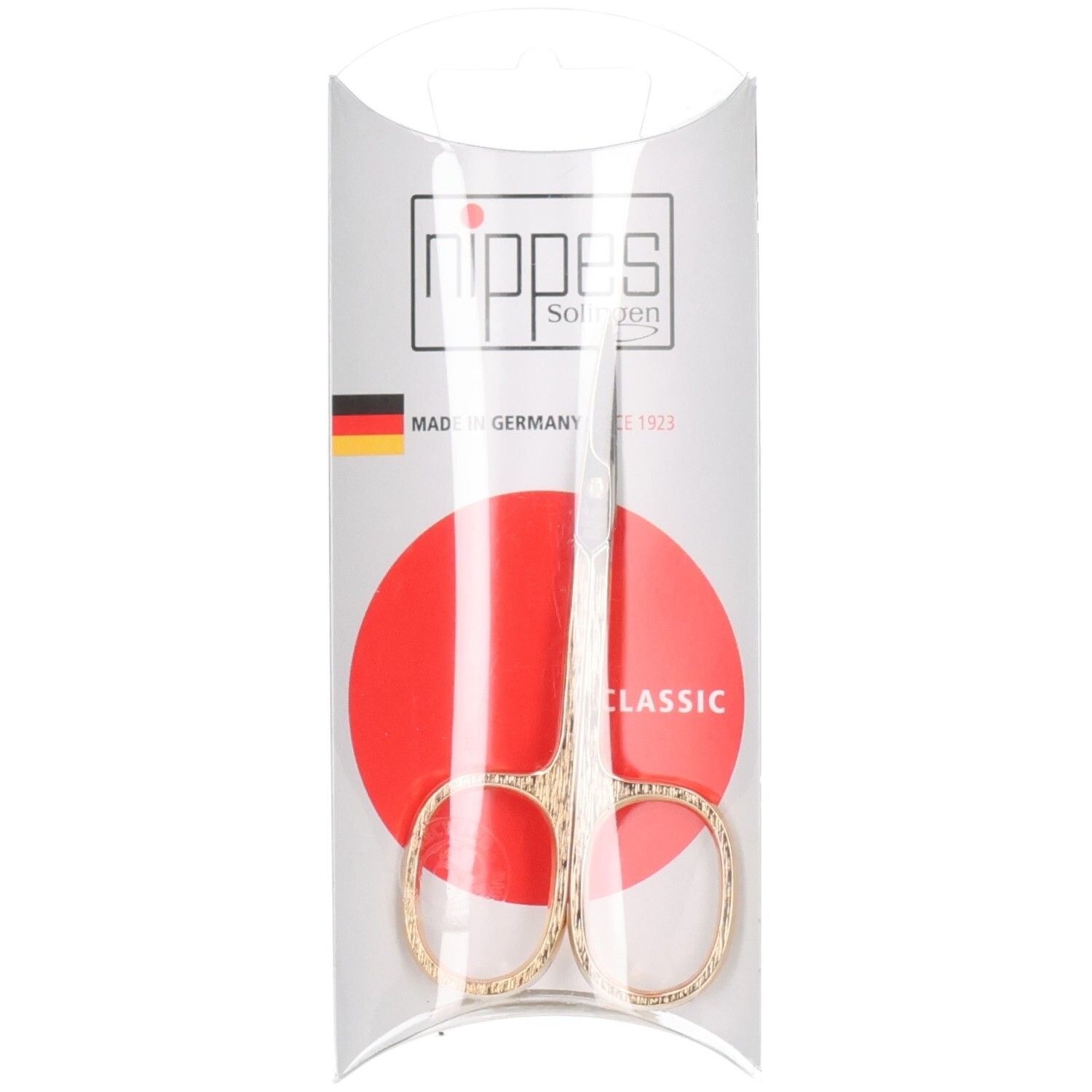 nippes Solingen Forbici per cuticole, placcate oro 1 pz