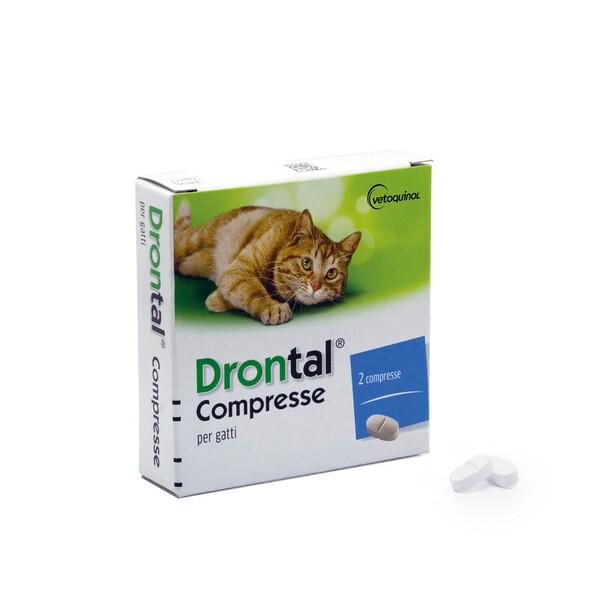 Drontal Gatto Contro le Infestazioni da Nematodi e Cestodi 2 Compresse