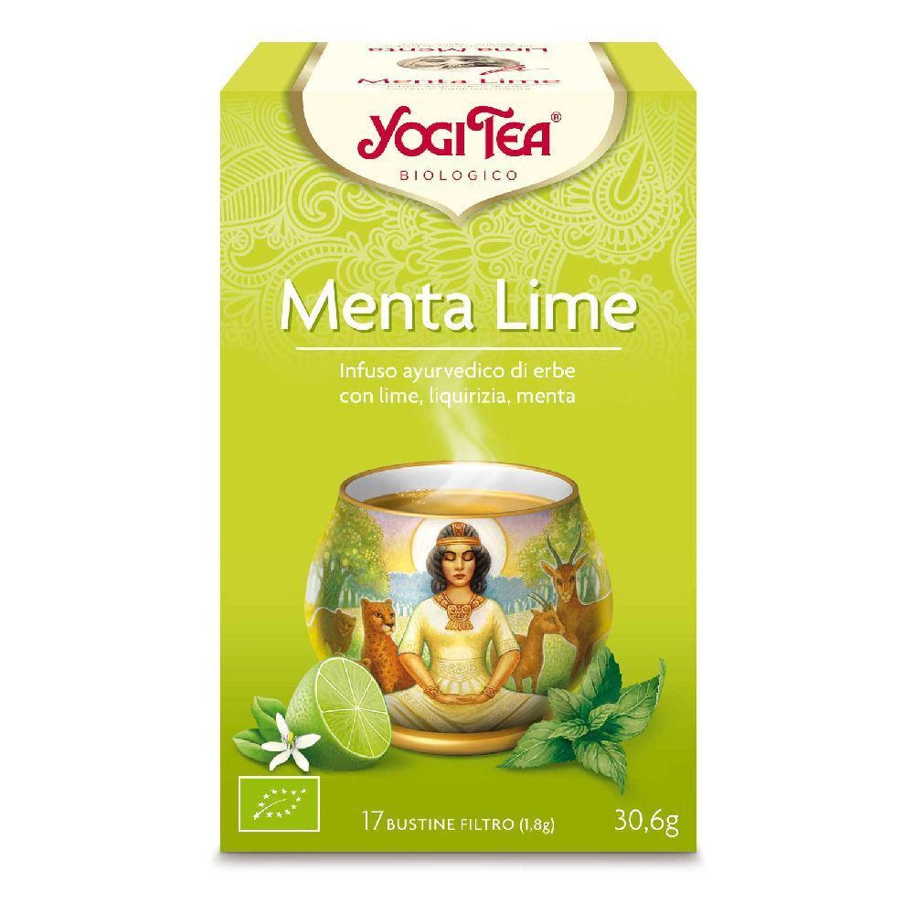 Yogi Tea Infuso Menta Lime Bustine 31 g Tè
