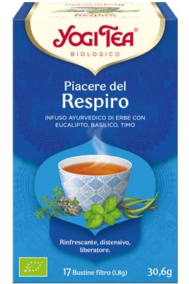 Yogi Tea Piacere del Respiro Infuso Ayurvedico, 17 bustine