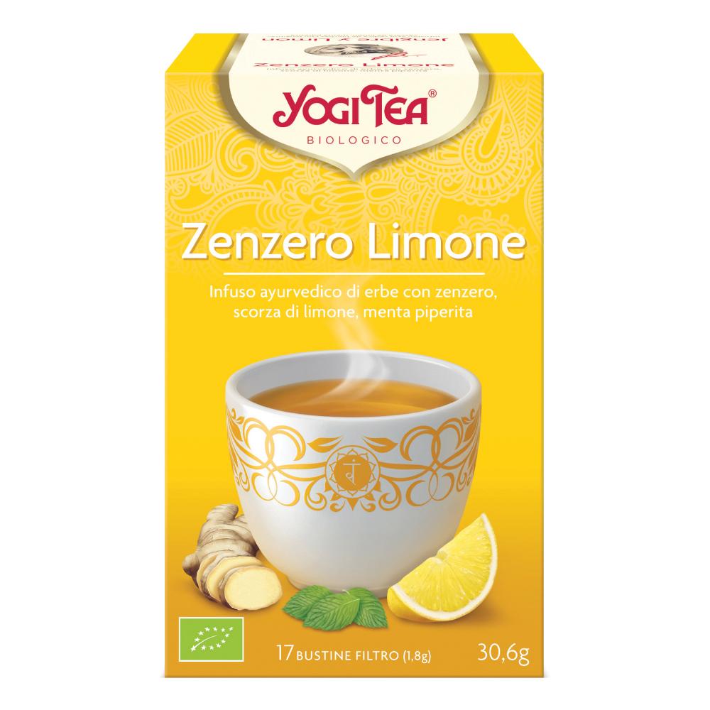 Yogi Tea Zenzero E Limone Infuso Ayurvedico Di Erbe 17 Bustine