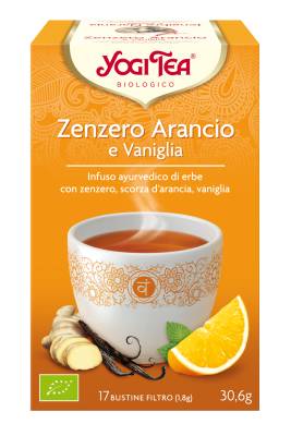 YOGI TEA Zenzero Arancio E Vaniglia Bio Infuso Di Erbe 17Bustine