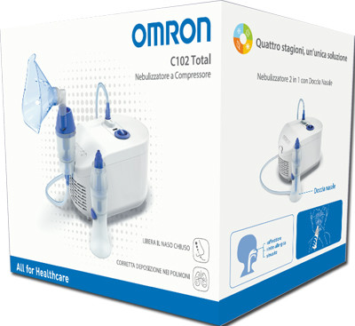 Omron C102 Total | Nebulizzatore con Doccia Nasale 2in1 | 1 Pezzo — confronto prezzi