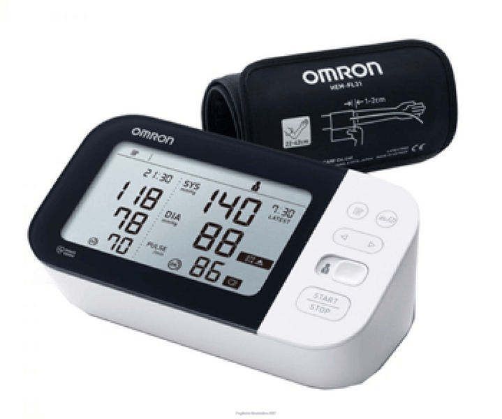 Omron Misuratore di Pressione Sfigmomanometro Da Braccio M7 Automatico