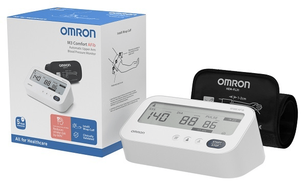Omron Sfigmomanometro da Braccio M3 Confort Misuratore Pressione Digitale con Rilevazione Fibrillazione Atriale
