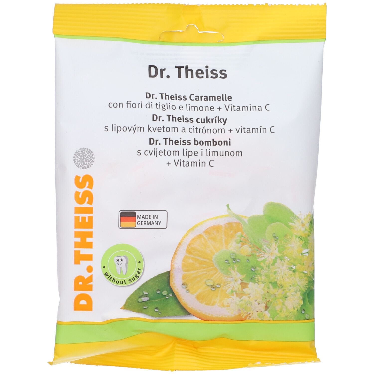 Dr. Theiss Caramelle al Tiglio e Limone Senza Zucchero 75 g — confronto prezzi