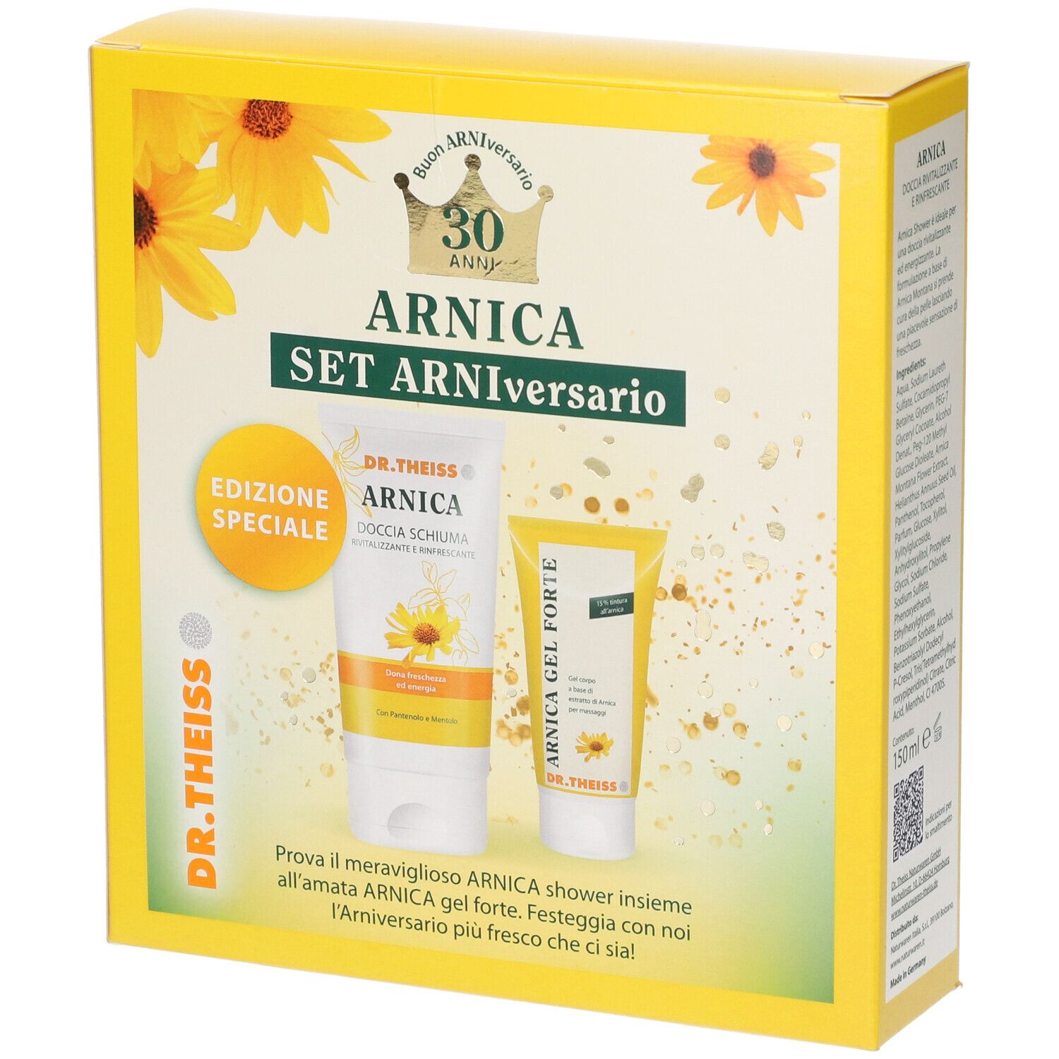 Dr. Theiss Set Arniversario Arnica Doccia Gel + Forte 1 pz — confronto prezzi