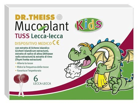 Dr Theiss Mucoplant Tuss Lecca Lecca Bambini 6 Pezzi