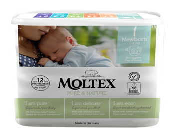 Pannolini Moltex Pure & Nature New Born 2-5 Kg Taglia 1 22 Pezzi St — confronto prezzi