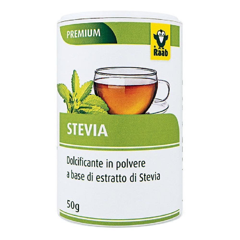 RAAB DOLCIFICANTE A BASE DI ESTRATTO DI STEVIA IN POLVERE 50G