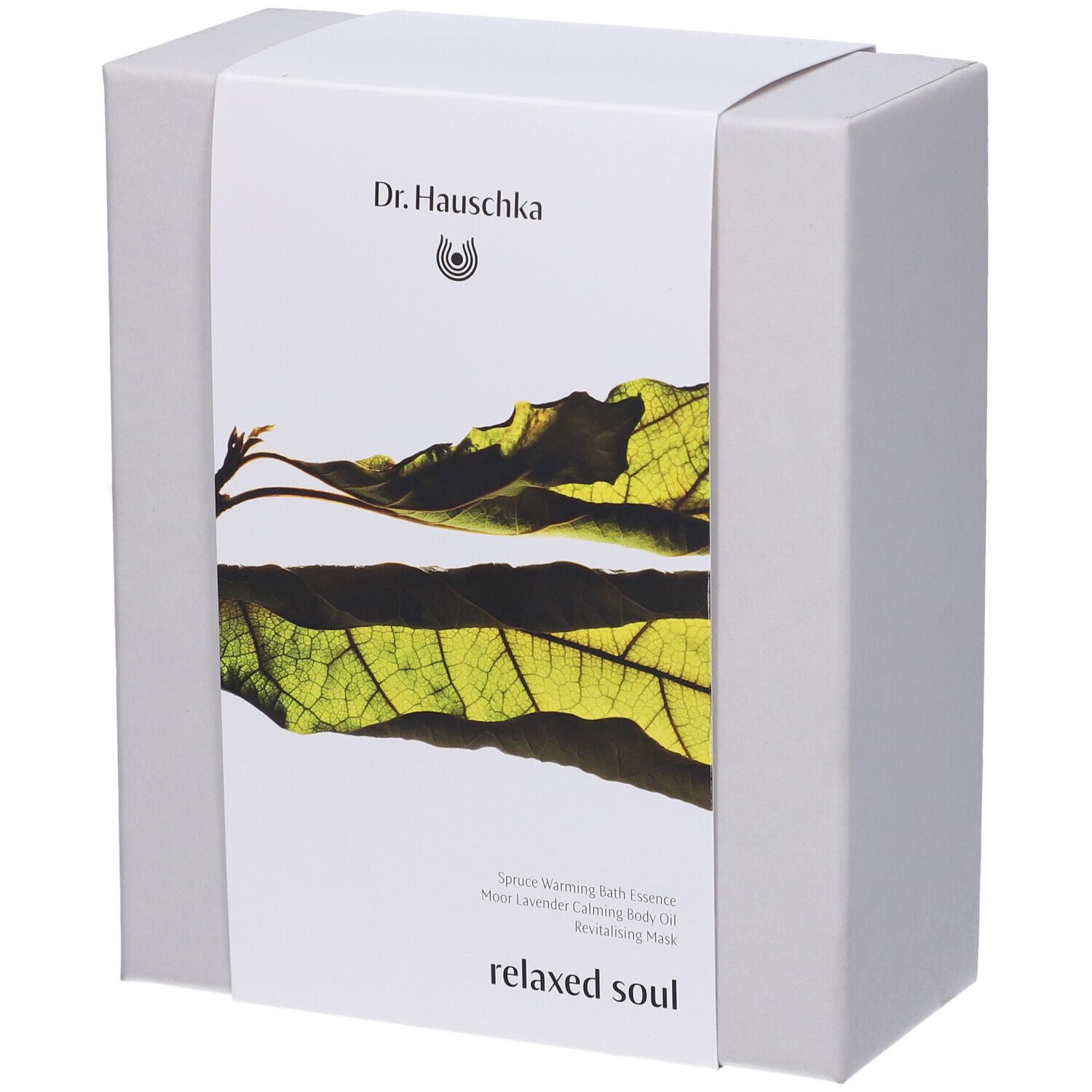 Dr Hauschka Relaxed Soul Olio Trattante Torba Lavanda + Maschera Rivitalizzante Bagno Benessere 1 pz Set
