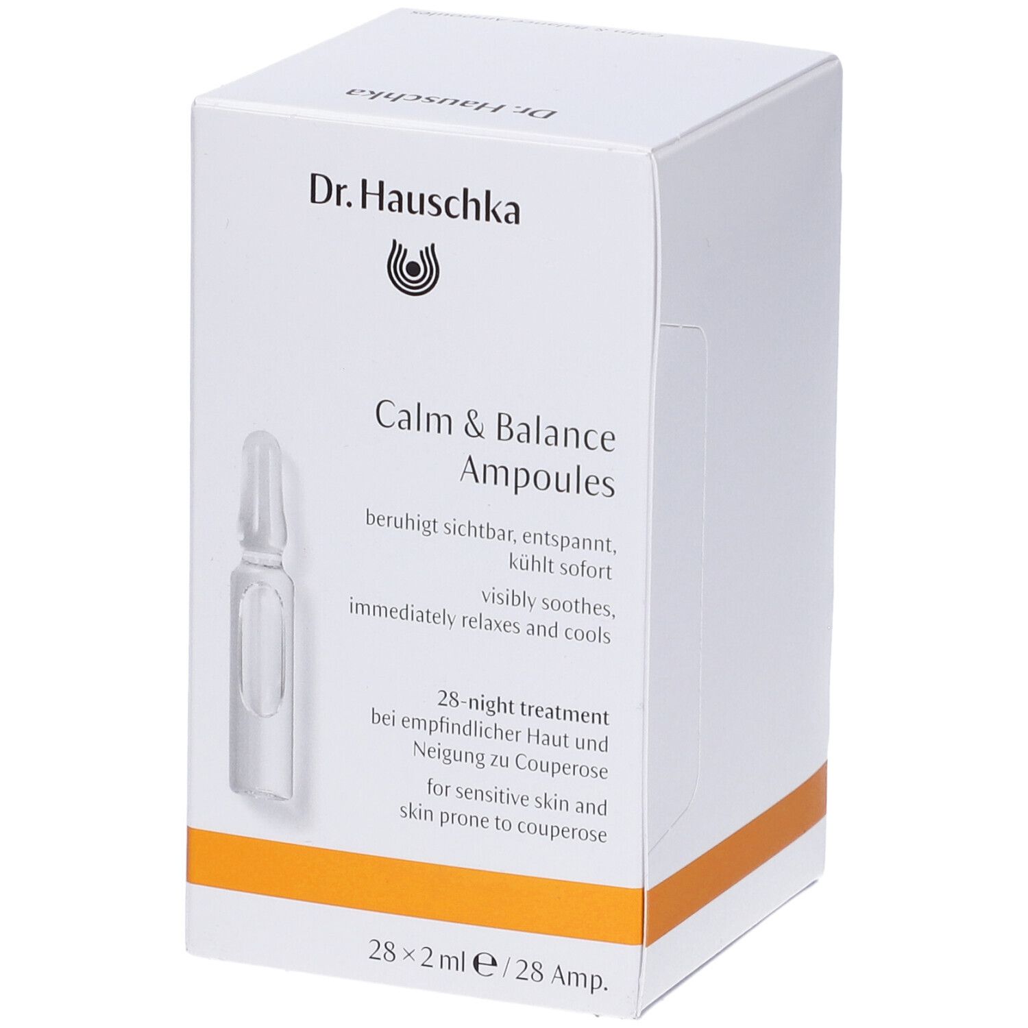Dr. Hauschka - Calm&Balance Trattamento Anti-Rossore Viso Confezione 28 Fiale
