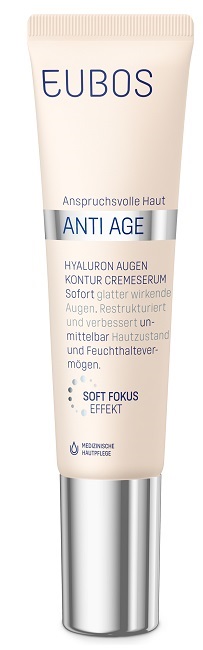 Eubos Anti-Age - Eye Contour Contorno Occhi all’Acido Ialuronico, 15ml
