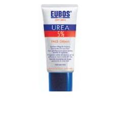 Eubos Urea - Crema Viso per Pelle Secca 5%, 50ml