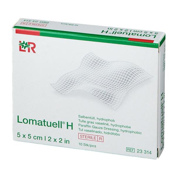 Garza paraffinata lomatuell h 5x5cm 10 pezzi