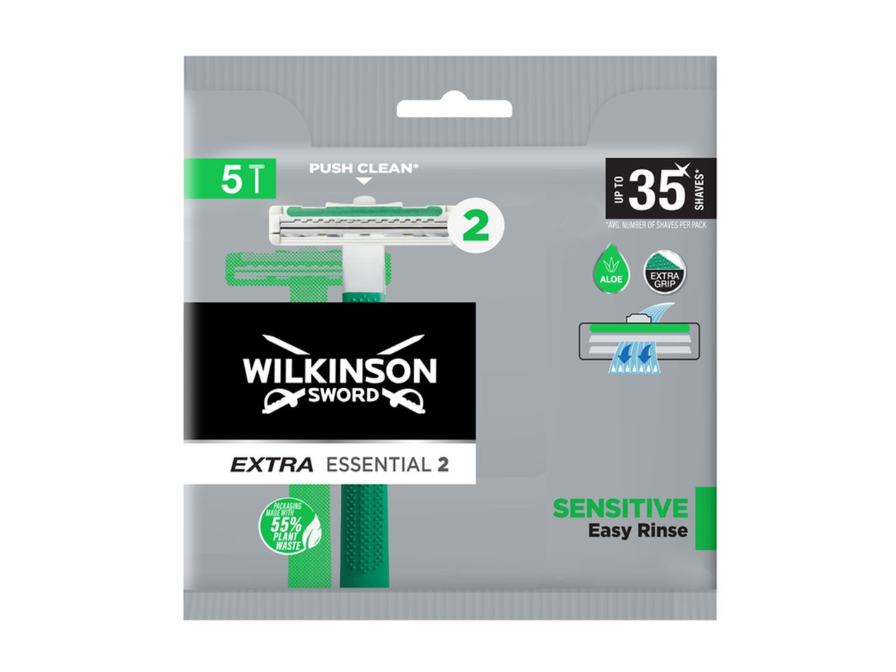 WILKINSON EXTRA 2 ESSENTIAL S X 5 — confronto prezzi