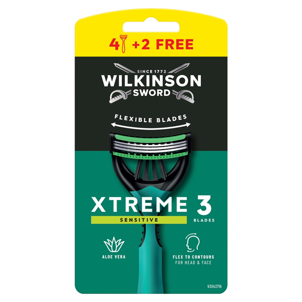 WILKINSON XTREME 3 SENSITIVE 4+2 — confronto prezzi