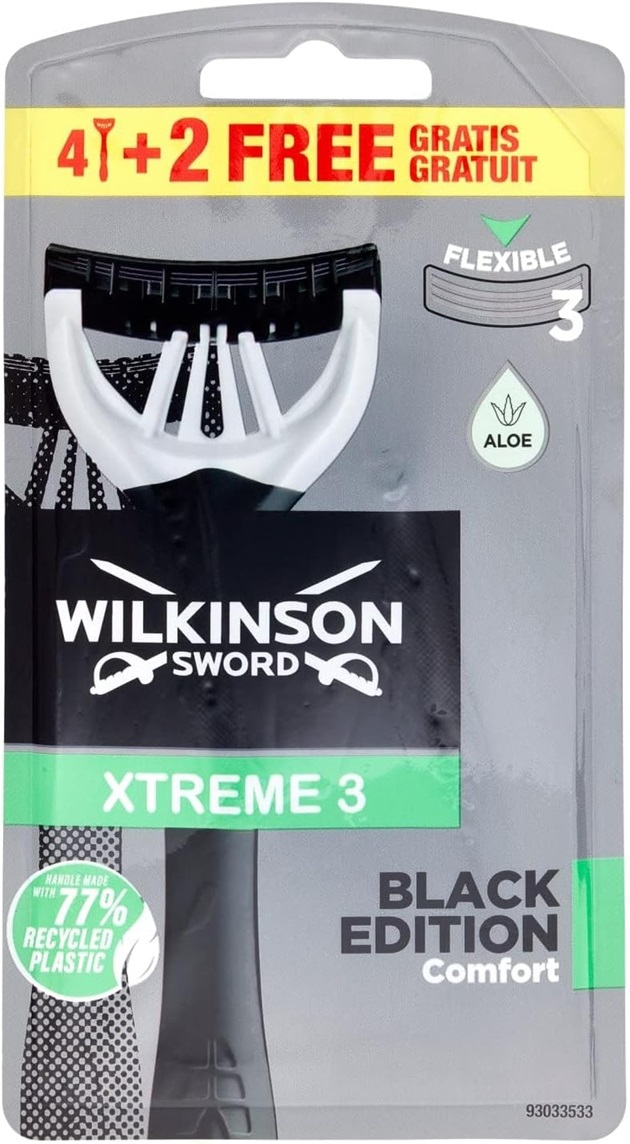 WILKINSON XTREME 3 ACTIVE UOMO 4+2