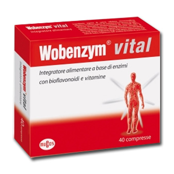Wobenzym Vital 240 Compresse - Integratore Alimentare a base di Bromelina, Biflavonoidi, Vitamina C,D e E